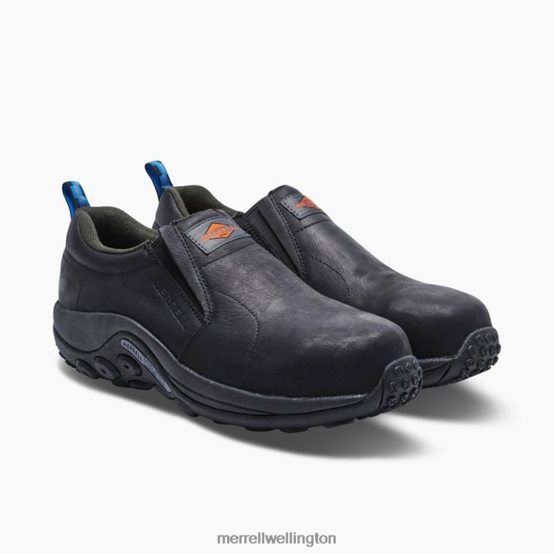 Jungle Moc Leather Comp Toe Work Shoe (J099317) Merrell Men 8VV6P345 Shoes Black