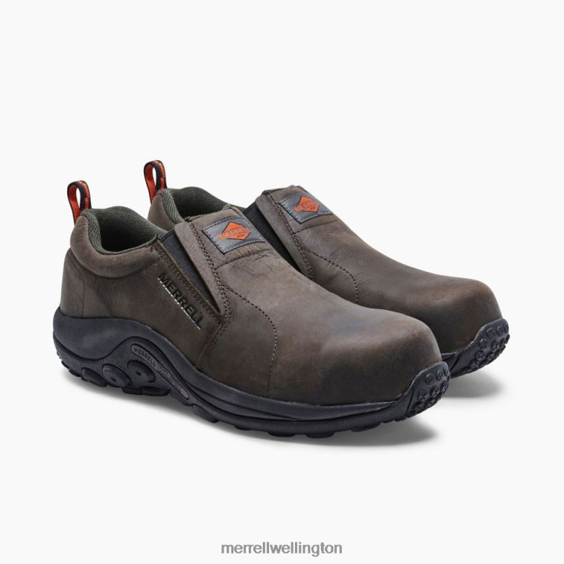 Jungle Moc Leather Comp Toe Work Shoe (J099319) Merrell Men 8VV6P346 Shoes Espresso