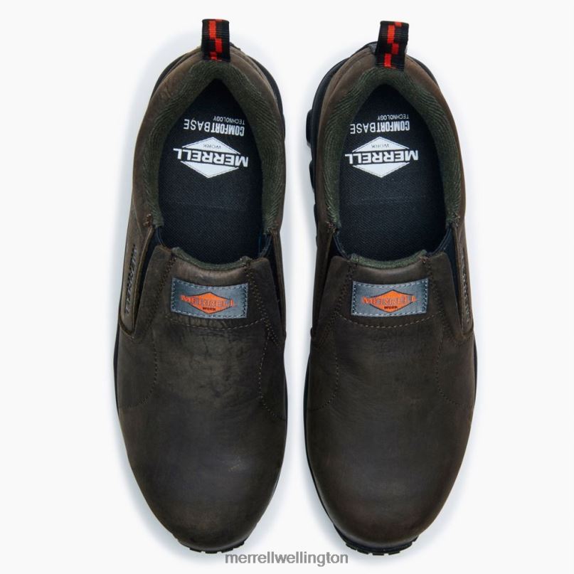 Jungle Moc Leather Comp Toe Work Shoe (J099319) Merrell Men 8VV6P346 Shoes Espresso
