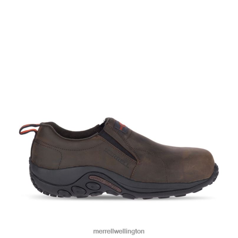 Jungle Moc Leather Comp Toe Work Shoe Wide Width (J099319W) Merrell Men 8VV6P487 Shoes Espresso