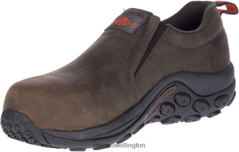 Jungle Moc Leather Comp Toe Work Shoe Wide Width (J099319W) Merrell Men 8VV6P487 Shoes Espresso