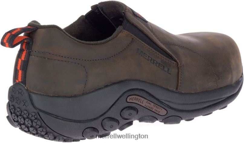 Jungle Moc Leather Comp Toe Work Shoe Wide Width (J099319W) Merrell Men 8VV6P487 Shoes Espresso