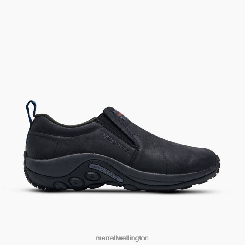 Jungle Moc Leather SR Work Shoe (J099321) Merrell Men 8VV6P339 Shoes Black - Click Image to Close