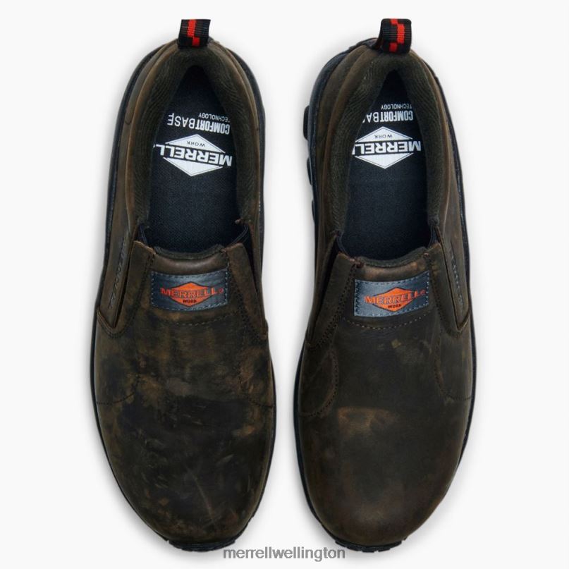 Jungle Moc Leather SR Work Shoe (J099323) Merrell Men 8VV6P340 Shoes Espresso
