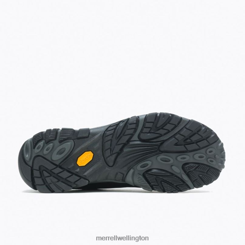 Moab Adventure Lace Waterproof Wide Width (J91821W) Merrell Men 8VV6P366 Shoes Black