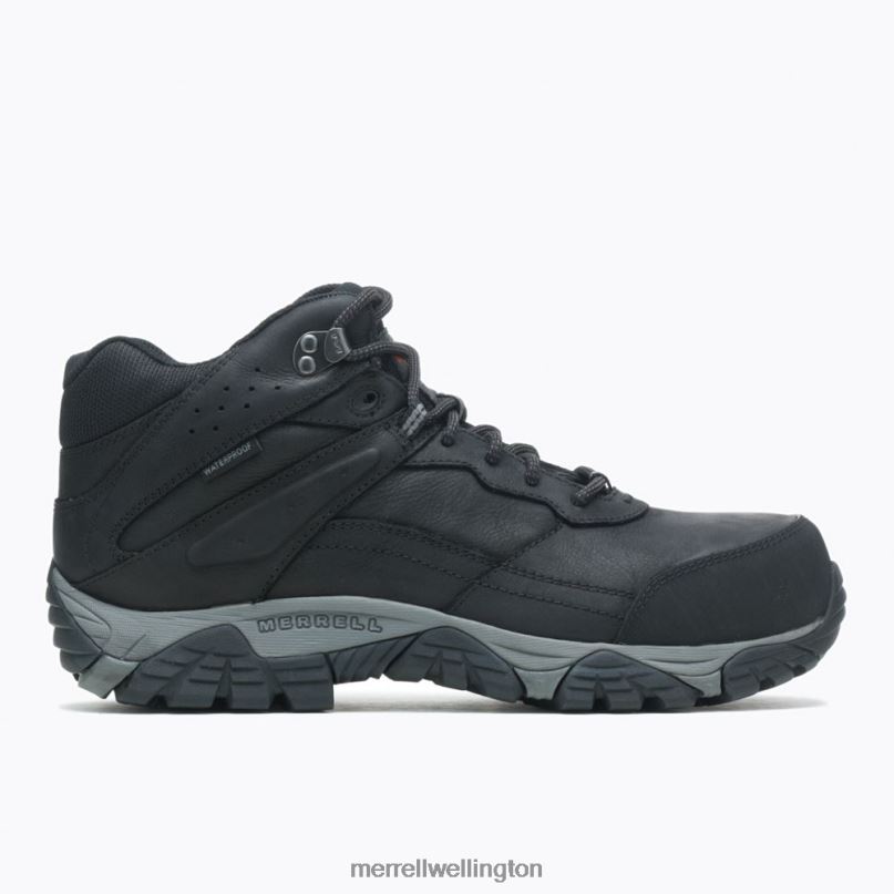 Moab Adventure Mid Waterproof Carbon Fiber Wide Width (J004631W) Merrell Men 8VV6P495 Shoes Black