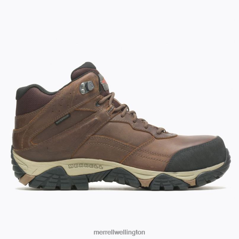 Moab Adventure Mid Waterproof Carbon Fiber Wide Width (J004633W) Merrell Men 8VV6P494 Shoes Toffee