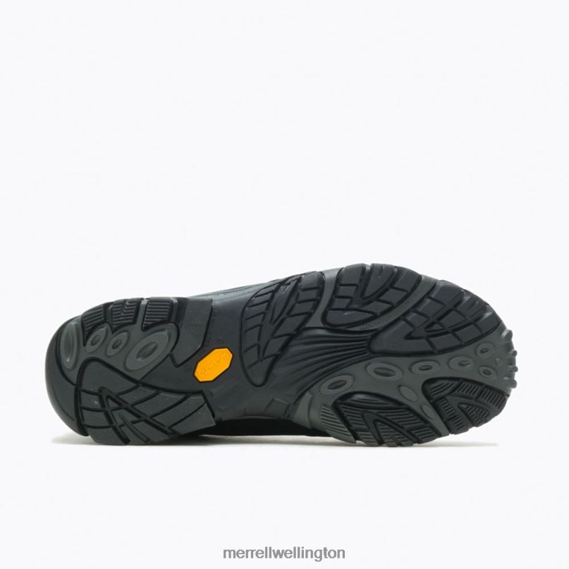Moab Adventure Mid Waterproof Wide Width (J91815W) Merrell Men 8VV6P327 Shoes Black