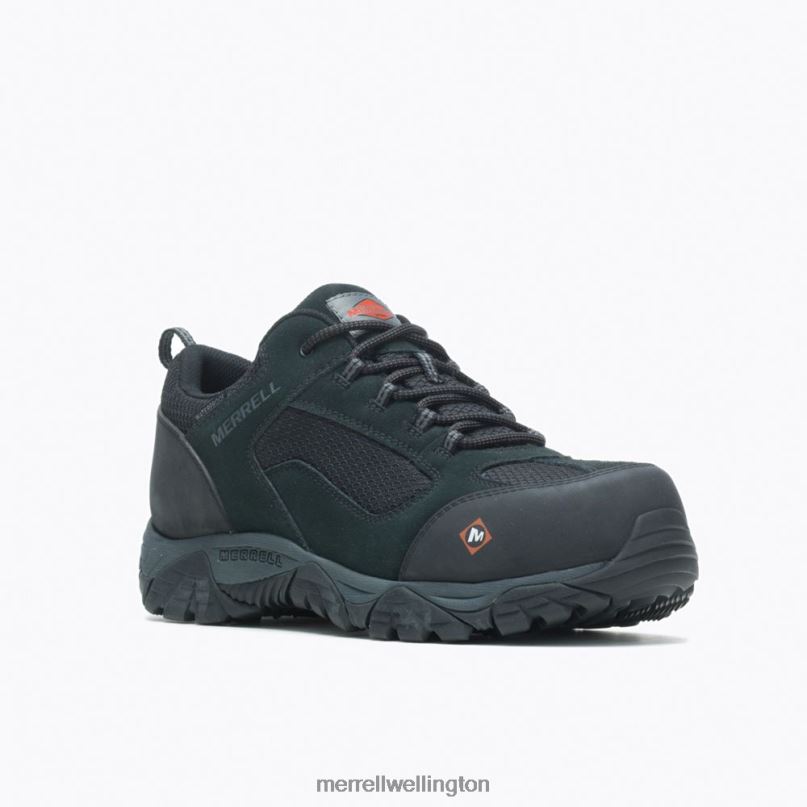Moab Onset Waterproof Comp Toe Work Shoe (J099503) Merrell Men 8VV6P384 Shoes Black