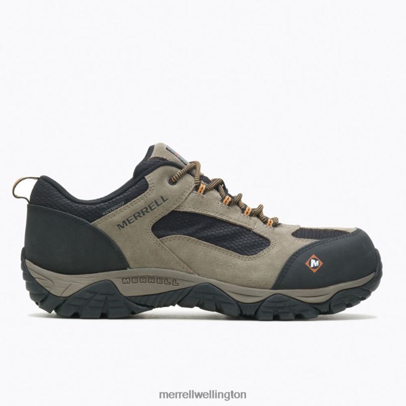 Moab Onset Waterproof Comp Toe Work Shoe (J099505) Merrell Men 8VV6P385 Shoes Walnut