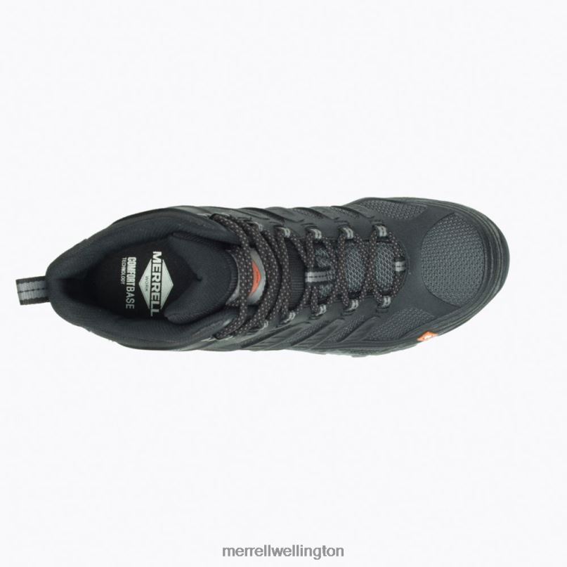 Moab Velocity Mid Waterproof Carbon Fiber Wide Width (J099429W) Merrell Men 8VV6P342 Shoes Black