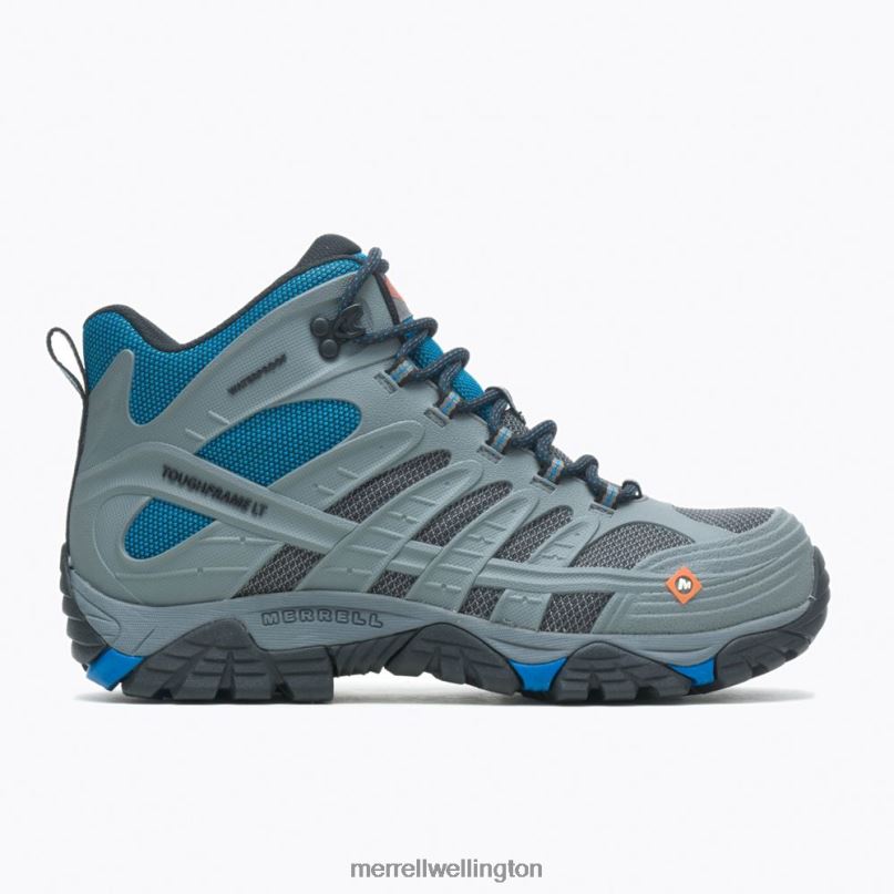 Moab Velocity Mid Waterproof Carbon Fiber Wide Width (J099431W) Merrell Men 8VV6P343 Shoes Castle Rock