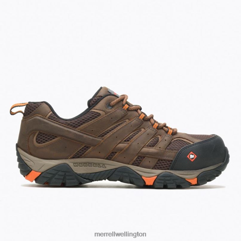 Moab Vertex Vent Comp Toe Work Shoe (J11119) Merrell Men 8VV6P372 Shoes Clay - Click Image to Close