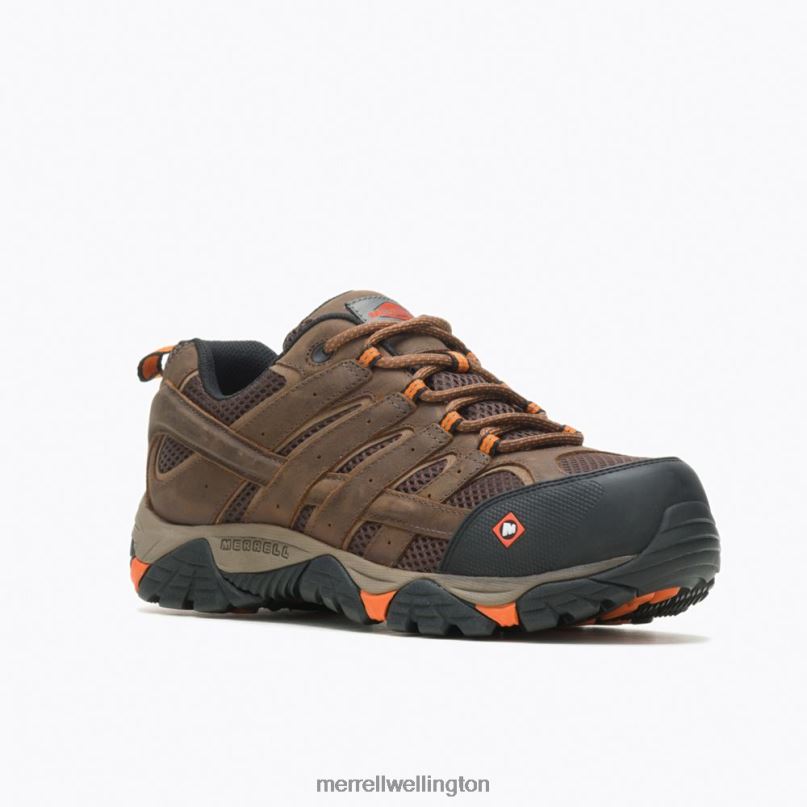 Moab Vertex Vent Comp Toe Work Shoe (J11119) Merrell Men 8VV6P372 Shoes Clay