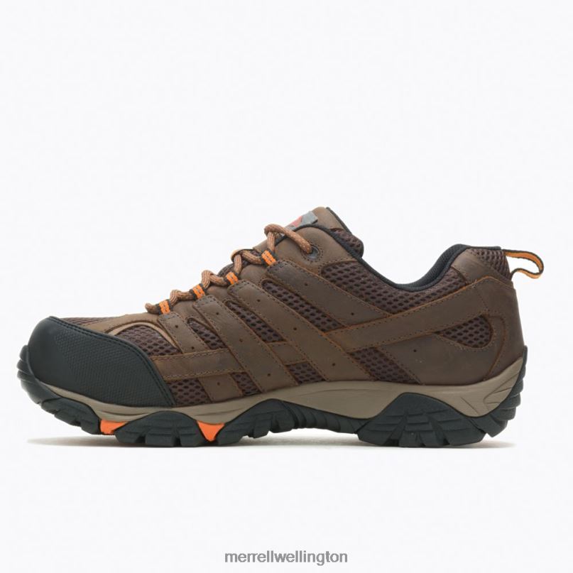 Moab Vertex Vent Comp Toe Work Shoe (J11119) Merrell Men 8VV6P372 Shoes Clay