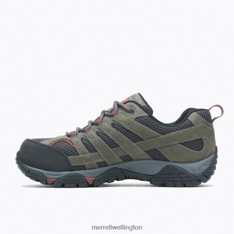 Moab Vertex Vent Comp Toe Work Shoe (J11121) Merrell Men 8VV6P370 Shoes Pewter