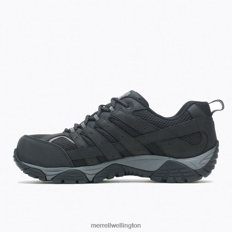 Moab Vertex Vent Comp Toe Work Shoe (J36461) Merrell Men 8VV6P371 Shoes Black