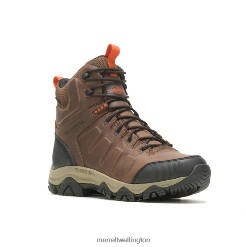 Phaserbound 2 Mid Waterproof SR (J005057) Merrell Men 8VV6P556 Shoes Earth/Orange