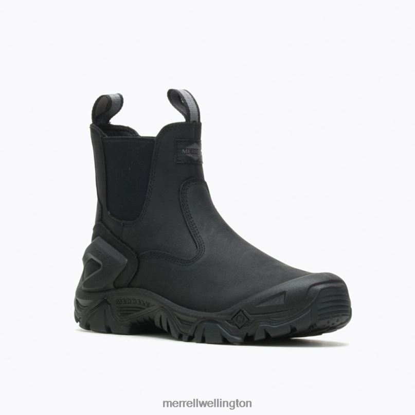 Strongfield Leather Chelsea SR (J099441) Merrell Men 8VV6P622 Shoes Black