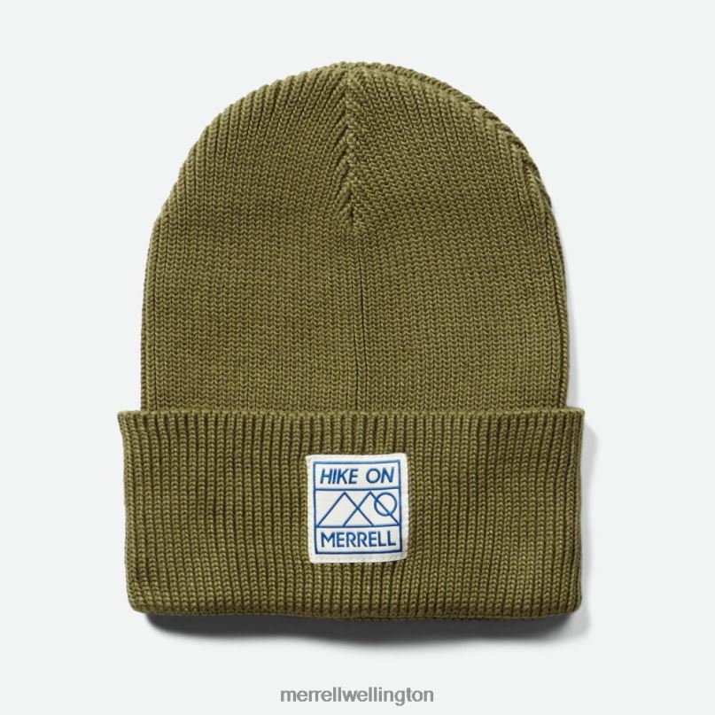 Hike On Patch Beanie (JAF26662-174) Merrell Unisex 8VV6P317 Accessories Martini Olive