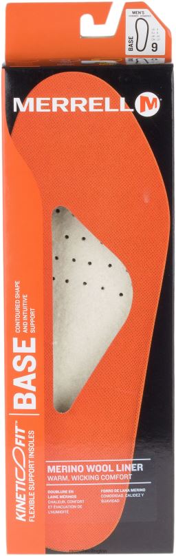 Kinetic Fit Base (JAFAGMM) Merrell Unisex 8VV6P606 Accessories Wool