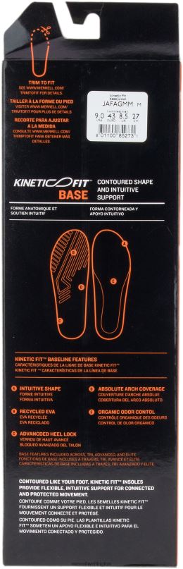 Kinetic Fit Base (JAFAGMM) Merrell Unisex 8VV6P606 Accessories Wool