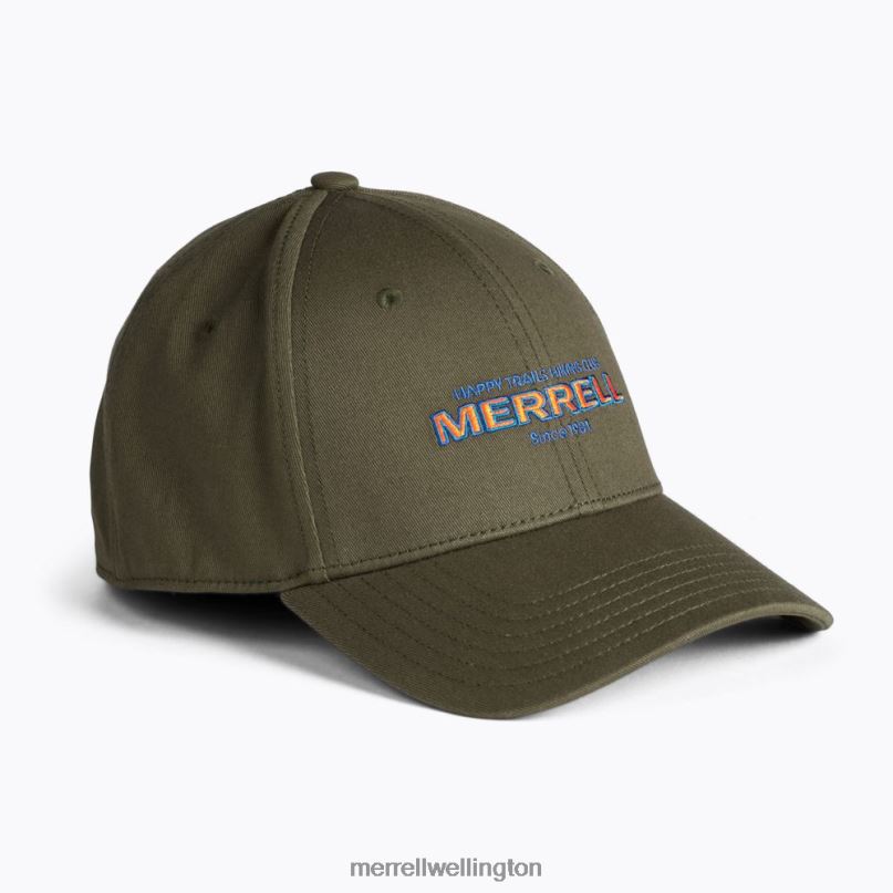 MDOT Twill Elastic Hat (JAF26659-326) Merrell Unisex 8VV6P402 Accessories Dusty Olive