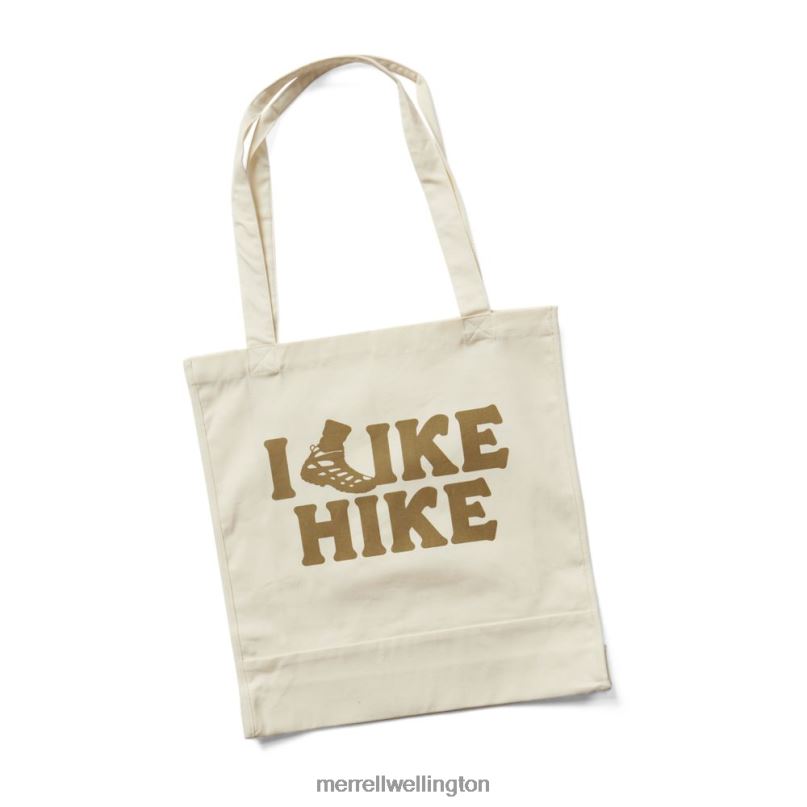 Trailhead Canvas Tote Bag (JBF25711-888) Merrell Unisex 8VV6P594 Accessories Natural- I Like Hike