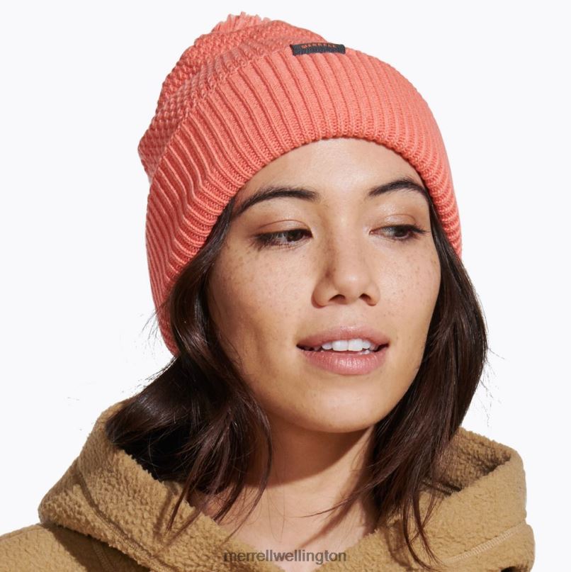 Waffle Bobble Beanie (JAF26648-627) Merrell Unisex 8VV6P374 Accessories Ash Rose