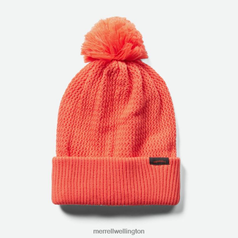 Waffle Bobble Beanie (JAF26648-628) Merrell Unisex 8VV6P375 Accessories Peach Echo