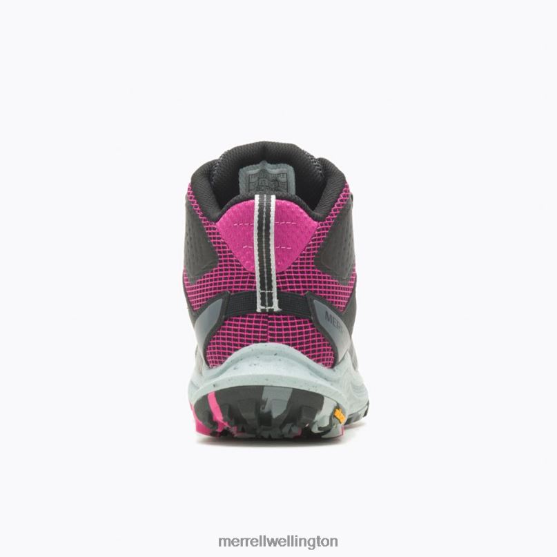 Antora 3 Mid Waterproof (J067582) Merrell Unisex 8VV6P1084 Shoes Black/Fuchsia