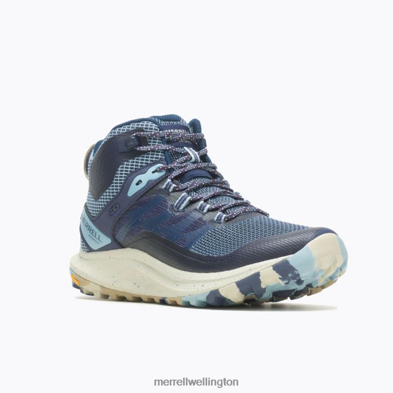 Antora 3 Mid Waterproof (J067586) Merrell Unisex 8VV6P1085 Shoes Sea
