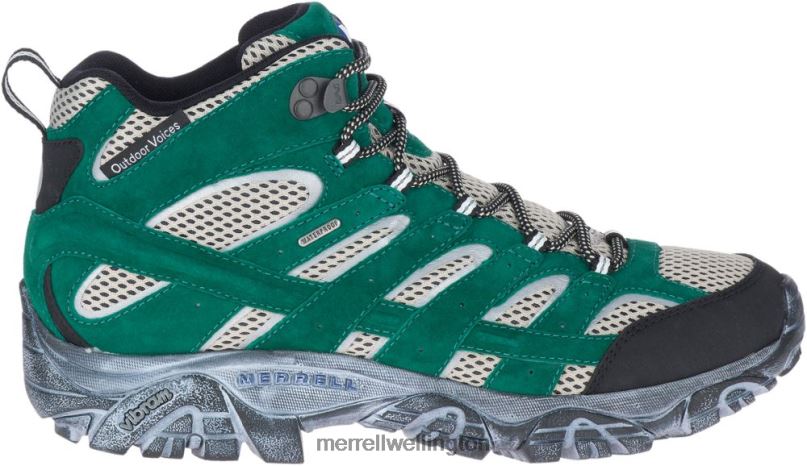 Moab 2 Mid Waterproof X Outdoor Voices (J5001201) Merrell Unisex 8VV6P805 Shoes Galapagos