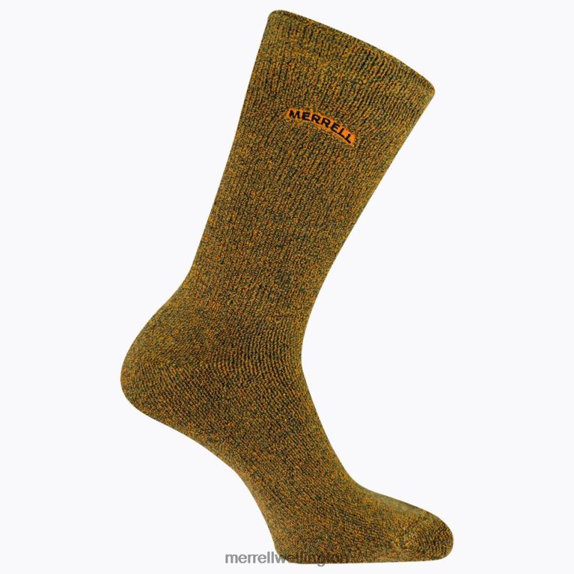 After-Sport Cushioned Crew Sock (JSF26893-800) Merrell Unisex 8VV6P215 Accessories Orange