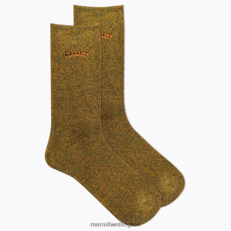 After-Sport Cushioned Crew Sock (JSF26893-800) Merrell Unisex 8VV6P215 Accessories Orange