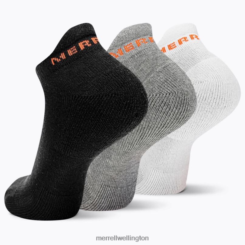 Cotton Tab Low Cut Sock 3 Pack (JSF26528-001) Merrell Unisex 8VV6P274 Accessories Black Assorted
