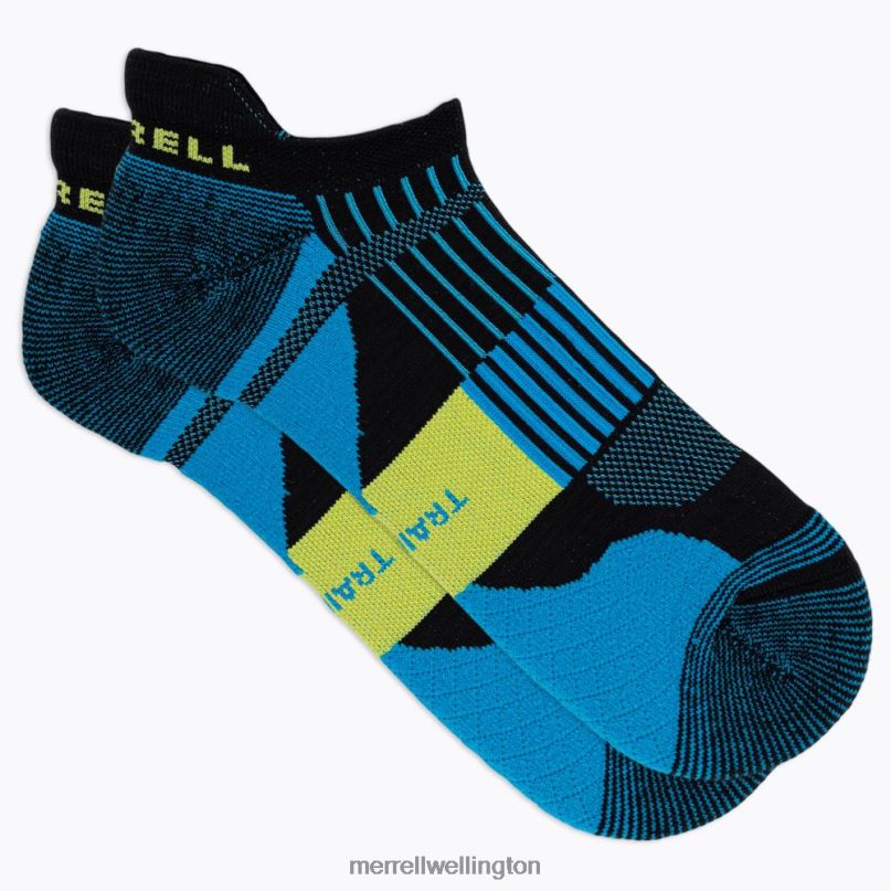Cushion Trail Runner Tab Sock (JSS27023-401) Merrell Unisex 8VV6P418 Accessories Blue Multi
