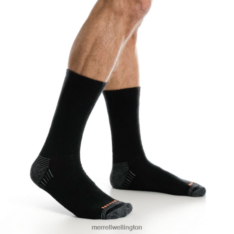 Hiker Crew Sock 3 Pack (JSF24699-012) Merrell Unisex 8VV6P771 Accessories Black