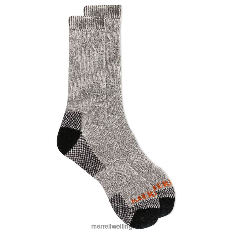 Hiker Heavyweight Crew Sock (JSF26882-010) Merrell Unisex 8VV6P331 Accessories Black