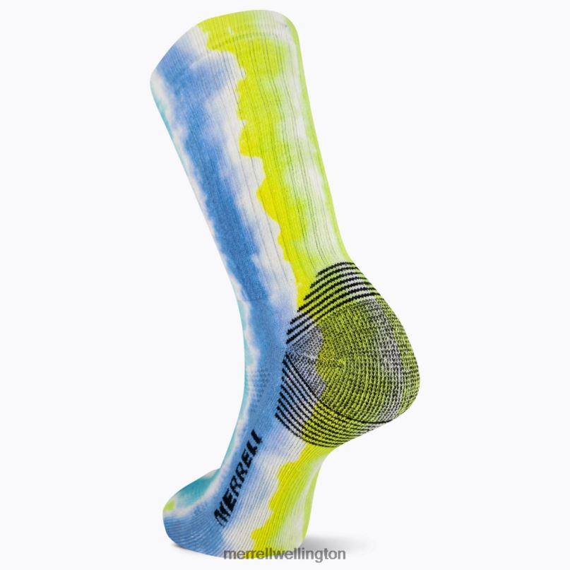 Moab 360 Print Painted Stripes Crew Sock (JSS27003-401) Merrell Unisex 8VV6P303 Accessories Blue Multi