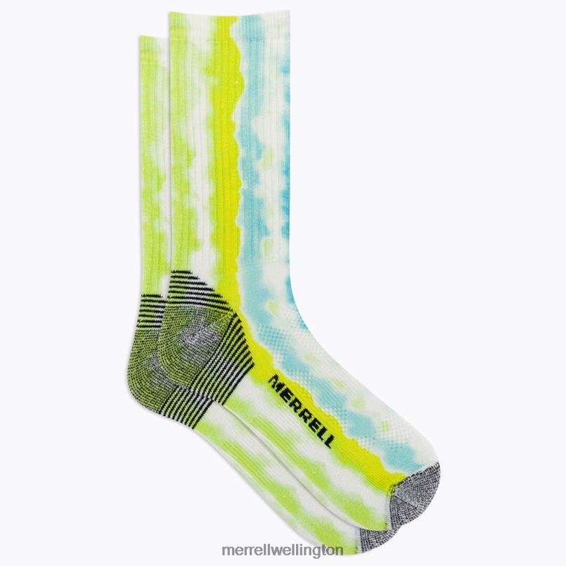 Moab 360 Print Painted Stripes Crew Sock (JSS27003-401) Merrell Unisex 8VV6P303 Accessories Blue Multi