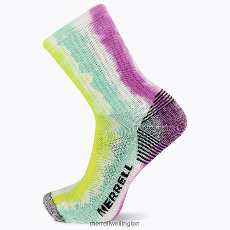 Moab 360 Print Painted Stripes Crew Sock (JSS27003-652) Merrell Unisex 8VV6P304 Accessories Pink Multi
