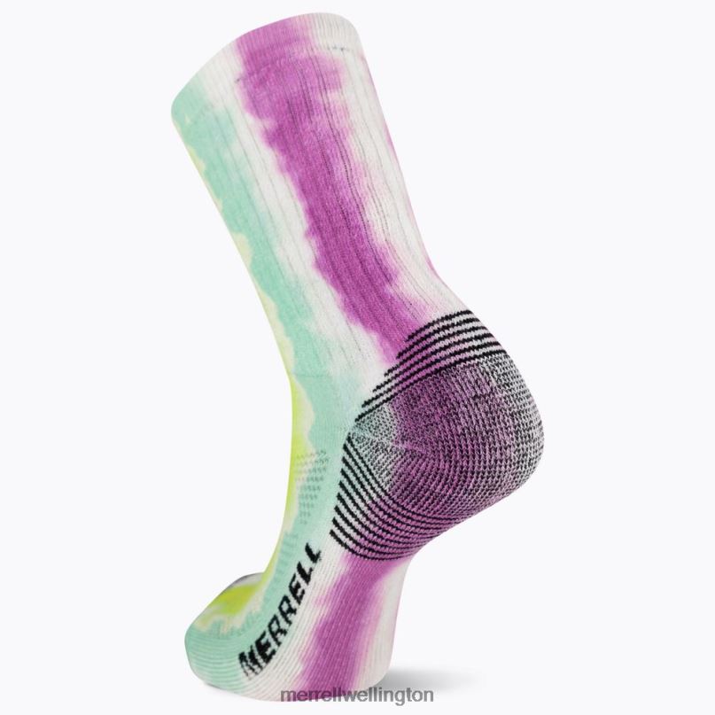 Moab 360 Print Painted Stripes Crew Sock (JSS27003-652) Merrell Unisex 8VV6P304 Accessories Pink Multi