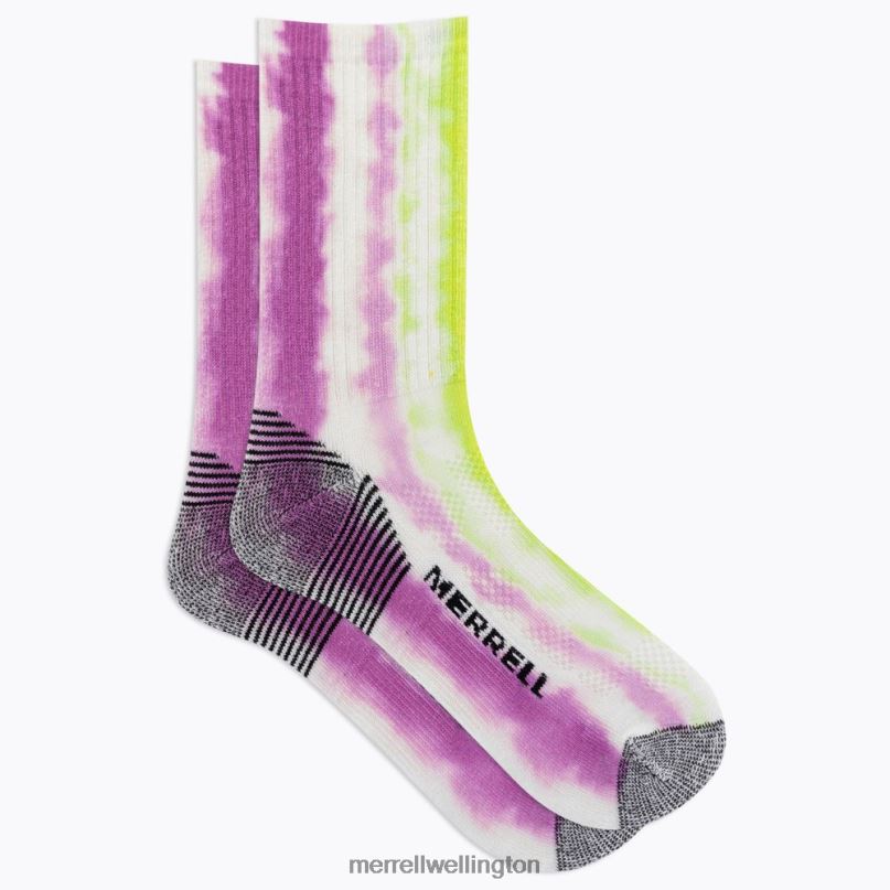 Moab 360 Print Painted Stripes Crew Sock (JSS27003-652) Merrell Unisex 8VV6P304 Accessories Pink Multi
