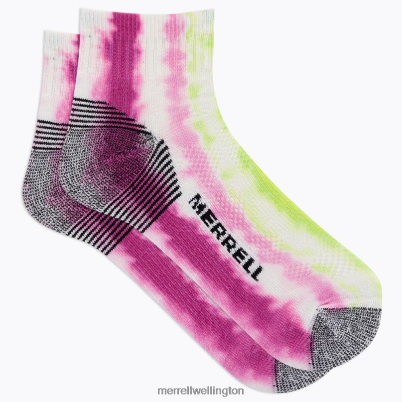 Moab 360 Print Painted Stripes Quarter Sock (JSS27004-652) Merrell Unisex 8VV6P276 Accessories Pink Multi