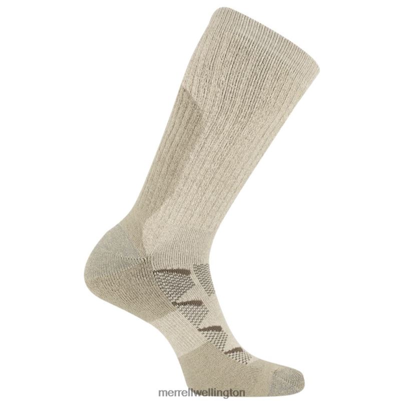 Moab Hiker Crew Tab Sock (JSS26348-240) Merrell Unisex 8VV6P300 Accessories Oatmeal