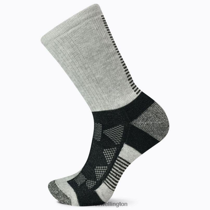 Moab Speed Crew sock (JSS27016-020) Merrell Unisex 8VV6P228 Accessories Gray Heather