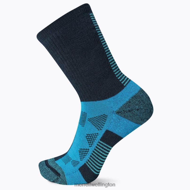 Moab Speed Crew sock (JSS27016-410) Merrell Unisex 8VV6P229 Accessories Navy - Click Image to Close