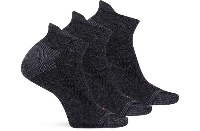 Recycled Low Cut Tab Sock 3 Pack (JSF24606-012) Merrell Unisex 8VV6P359 Accessories Black
