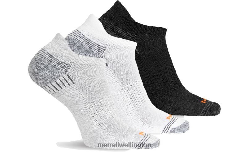 Recycled Low Cut Tab Sock 3 Pack (JSF25059-041) Merrell Unisex 8VV6P360 Accessories Grey Heather Asst
